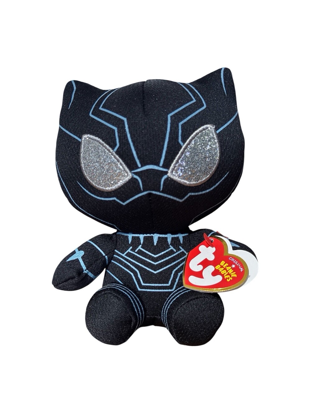 2022 6" TY Beanie Boos MARVEL AVENGERS BLACK PANTHER Plush NEW